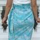 Naomi Wrap Skirt | Batik Turquoise