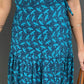 Della Wrap Dress | Blue Flock