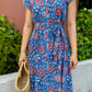 Kiara Cotton Dress | Sunflower Blue