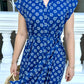 Kiara Cotton Dress | Blue Daisy [ DM for store availability ]