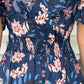 Calla Dress | Navy Floral