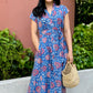 Kiara Cotton Dress | Sunflower Blue