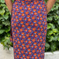 Naomi Wrap Skirt | Blue Orange