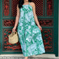 Sola Dress | Green Palm