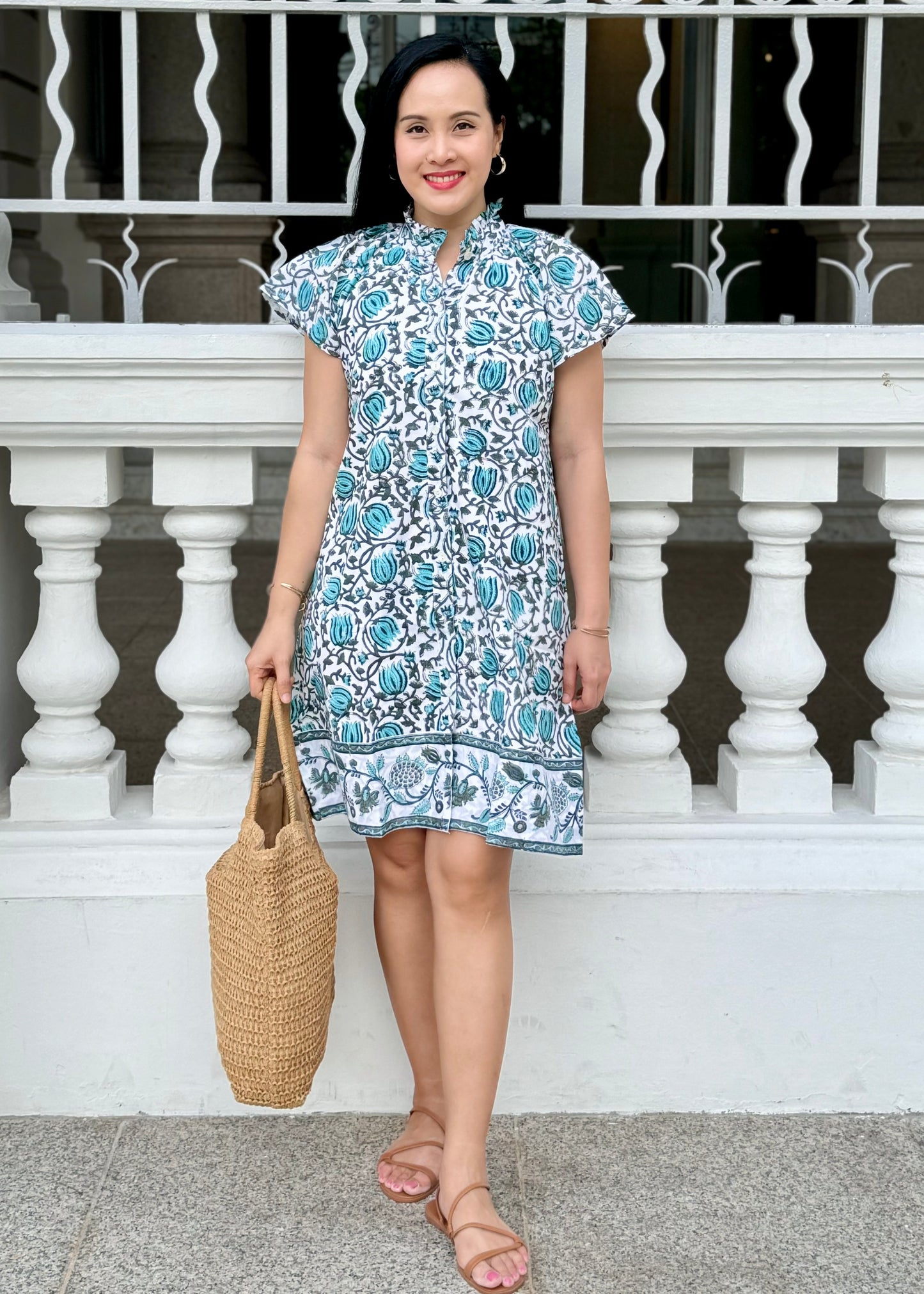 Fel Dress | Turquoise