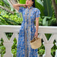 Debra Maxi Dress - Blue Meadows