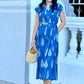 Kiara Cotton Dress - Jolly Blue