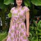 Kiara Cotton Dress | Pink Palm