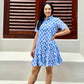 Elise Shirt Dress | Tea Blue