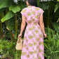 Kiara Cotton Dress | Pink Palm